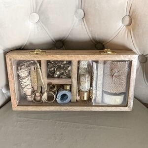 HABERDASHER SEWING KIT, Gold, New